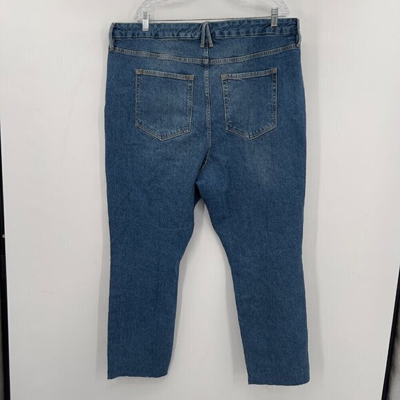 Good American Women's Plus High Rise Blue Jeans Size 22 - Picture 2 of 9